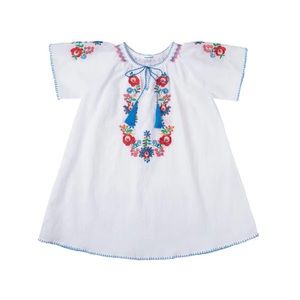 Infant Embroidered Dress NEW 12 Month